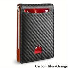 Slim Mens Wallet With Money Clip Leather Rfid Blocking Bifold Credit Card Holder