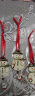 Snowman Ornament Hand Painted Vintage Winter Christmas Candy Cane Whimsy  15
