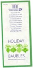 U s   Booklet Pane Of 18 Scott 4582b  44ct  Holiday Baubles Mnh P s11111