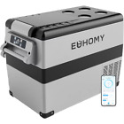 48qt Portable Car Refrigerator With App Control  12v Electric Cooler