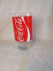 Vintage Coca Cola Coke Large Pedestal Glass Red 32oz 7  Tall