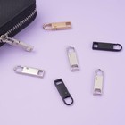 6 Pcs Zipper Pull Replacement Metal Zipper Handle Mend Fixer Tab Repair