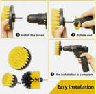 3 Pcs Drill Brush Attachment Set Scrub Brush