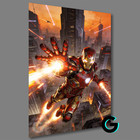 Iron Man Marvel Avengers Comic Cover Poster Wall Art 66lb Heavyweight Print