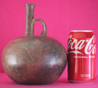 Museum Exhibited Authentic Pre Columbian Artifact Rare Chorerra Bottle Coa T111