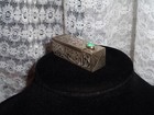 Vintage 800 Silver Repousse Lipstick Case