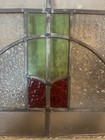 Pretty Abstract Old English Leaded Stained Glass Window 