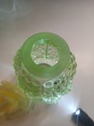 Light Green Hobnail Fairy Lamp With Beautiful Details And Color