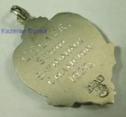 Antique Solid Sterling Silver Pocket Watch Fob Medal Scouting Swimming Champ