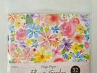 Japanese Origami Design Paper Flower Garden Pattern 32 Sheets  4 Pattern  X 8 