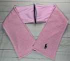 Nwot Polo Ralph Lauren Youth Girls Scarf Pink One Size Black Small Pony