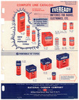 Vintage 1958 Eveready Complete Line Battery Catalog  For Radios  Flashlight   