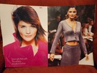 Helena Christensen Lot Of 60  Magazine Clippings    2 Covers 1990 s