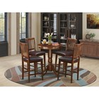 5  Pc  Counter  Height  Dining  Set  -  Counter  Height  Table  And  4    