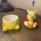 Vintage 1960s Walt Disney Productions Winnie The Pooh Ceramic Honey Sugar Jar