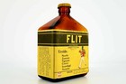 1947 Flit Insecticide Poison Vintage Empty Bottle  crown Cap Tired Incorporated