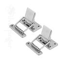 2pcs Toggle Latches Catch Chest Suitcase Boxes Trunk Lock Metal Hasp With Screws