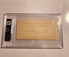 Richard Bennett Psa Dna Autograph Actor Auto Signed Cut 1890s Rare Hollywood 