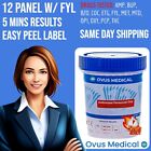 12-panel Urine Drug Test Kit With Fyl   Etg  pack 15  Free Shipping Ovus Medical