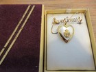 Wwii Us Navy Homefront Usn  sweetheart  Locket Pin Brooch