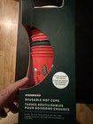 New Starbucks 2019 Reusable Hot Cups 6 Pack Lids Winter Christmas Holiday Reds