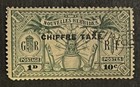 Travelstamps  French New Hebrides Stamps Scott  j1 - 1d Used Og Handstamped