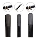 Alto tenor clarinet Saxophone Mouthpiece Reeds Black Resin 2 5 Reeds Sax Parts