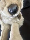 Fao Schwarz Timber Wolf Brown Beige Plush Stuffed Animal 24 