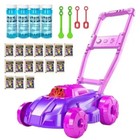 Bubble Lawn Mower     Outdoor Toy With Bubbles Included  Pink