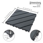 Interlocking Deck Tiles - 44 Packs Of 12  X 12  Terrace Tiles