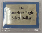 American Eagle Silver  1 Dollar 1 Oz  999 Fine Silver Blue Littleton Holder