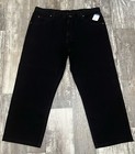 Wrangler Five Star Relaxed Fit Premium Quality Black Denim Jeans Men s 38x29 New