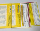 Lot Of 6 Pks Vintage Aunt Martha s Transfers 4 Sealed  2 Open