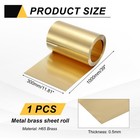 Brass Sheet Roll  0 5 X 300 X 1000mm Metal Flashing Brass Foil Roll  Gold