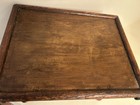 Antique 19th C  Oak Foot Stool Victorian Stick And Ball 14 x11 