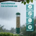 Squirrel Proof Bird Feeder  Metal Bird Feeders For Outdoors Hanging  3 6lb Large