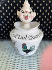 Lefton Cocktail Cherries Pixieware Jar Vintage Holt Howard Era
