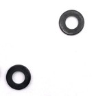 500pcs Black Nylon Plastic Round Flat Washer Gasket Spacer Fastener M5 X 10mm   