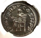238 -244 Ad Silver Roman Ar Double Denarius Gordian Iii Coin Ngc About Unc 