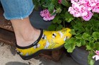Bumble Bee Print Women s Sloggers Clogs Waterproof Garden Shoes