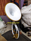 Sousaphone 22  Bell Size White   Gold Mix Pure Brass   Hard Case   Free Shipping