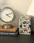 Vintage Daher England Floral Tin Canister Metal Storage Box Kitchen Cottagecore