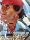1985 Pete Rose Signed Gartlan The Best Of Baseball Plate  302 4192 Reds