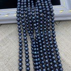 4-5mm Genuine Natural Black Freshwater Cultured Pearl Loose Beads Jewelry Making