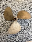 Vintage Michigan Wheel 3 Blade Bronze Brass Boat Propeller Nautical Decor