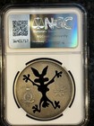 2023 Looney Tunes  Wile E  Coyote - 1 Oz  Silver Coin - Ngc Ms70 Antiqued