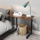 Rolling Adjustable Height Computer Desk Home Pc Laptop Table Sofa Bed Side Table
