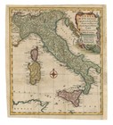 Antique Map  italy By Mr  D anville  Thomas Jefferys  1747