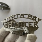 2 Vintage Bus Driver Hat Badge California North Bay Charter San Francisco