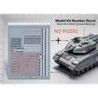 Scale Wwii German Military Numbers Markings Model Kit Marine Decal Slide